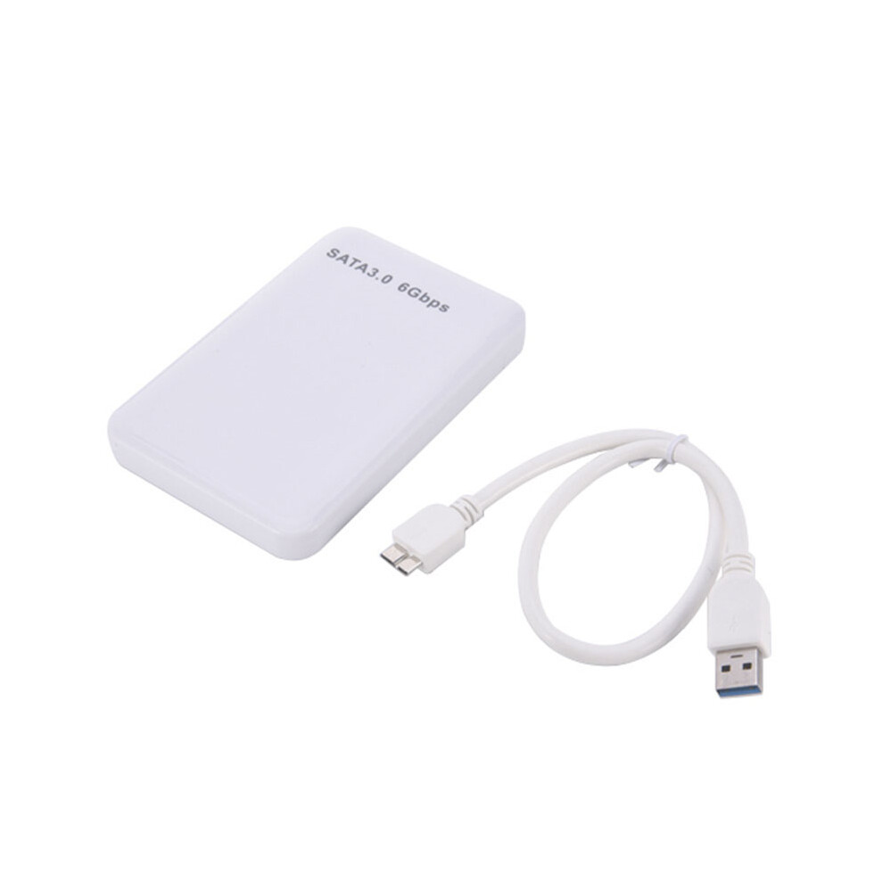 (White) 2.5\" Usb 3.0 Hdd Enclosure 3Tb 6Gbps White 6424024477206