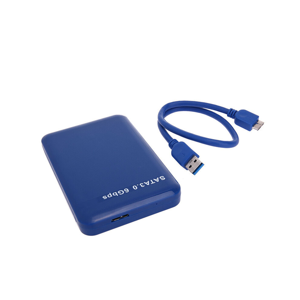 (Blue) 2.5\" Usb 3.0 Hdd Enclosure 3Tb 6Gbps Blue 6424024477190
