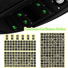 Wear-resistant Switches Decoration Instrument Panel Circuit Decal Switch Label Car Button Sticker Luminous Stickers