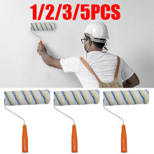 1-5PCS Multifunctional Paint Roller Brush Corner Drum Brush Wall Brushes Tackle Roll Decorative Precision Painting Brush Tools