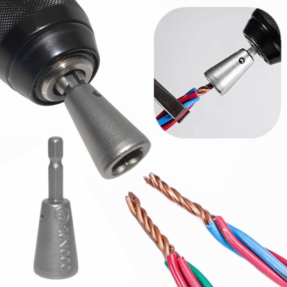 Twisted Twist Cable Device Hexagonal Handle Spin Twist Wire Connector Socket Electrical Cable Twister For Power Drill Drivers 6935161705560