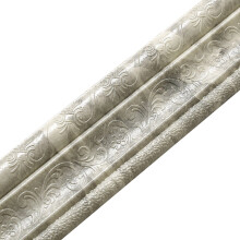 (Light Grey, B) 3D Skirting Line, Mildew-Proof & Easy Clean