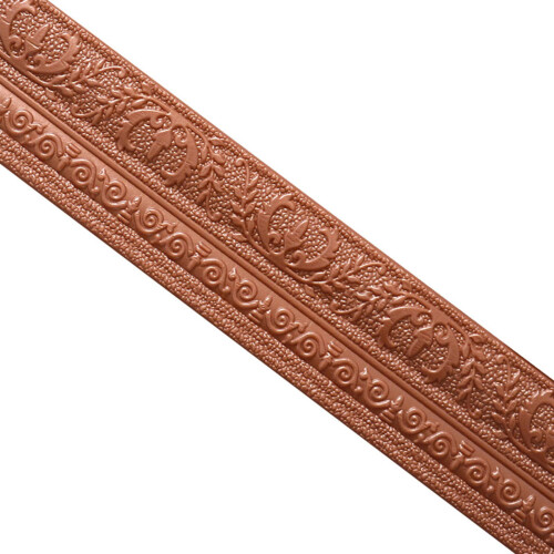 (Coppery, A) 3D Skirting Line, Mildew-Proof & Easy Clean