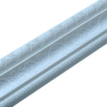 (Light Blue, B) 3D Skirting Line, Mildew-Proof & Easy Clean