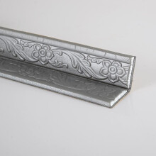 (Silver Grey, B) 3D Skirting Line, Mildew-Proof & Easy Clean