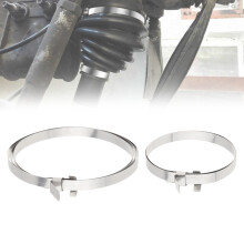 2pcs Adjustable CV Boot Clamp for Car Ball Cage 304 Stainless Steel Pipeline Drive Shaft Joint Boot Crimp Clamp Kit