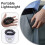Portable Mini Retractable 4 Digit Coded Combination Helmet Lock for Motorcycle Bicycle Stroller Scooter Steel Passcode Lock 3