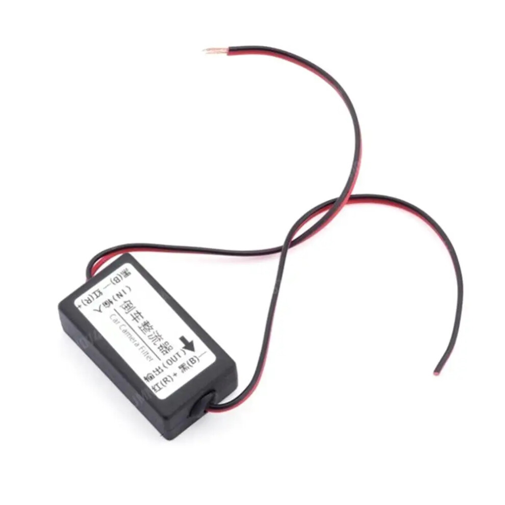 12V Dc Car Rear View Rectifier Solve Ripple Splash Car Camera Filter Screen Interference Relay Filter For Backup Car Camera 6935161633320