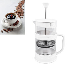 1000ml Double Layer Borosilicate Glass French Press Coffee Maker with Plastic Cover