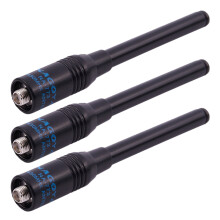 3X NA-773 SMA-F Portable Dual-frequency antenna for UV-5R UV-3R Radio