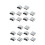 20 Pcs Spare Parts Type B Micro-USB Female Jack Connector Port Socket 2