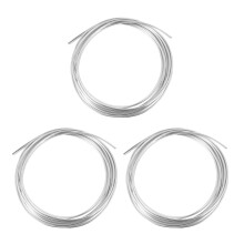 3X 20FT Chrome Moulding Trim Strip Car Door Scratch Guard Protector Cover Silver