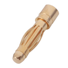 60 Stueck 4mm Maennliche Bananenstecker Rundstecker Ersatz Golden