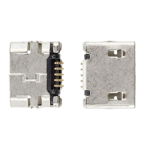 100 Pcs Spare Parts Type B micro-USB Female Jack Connector Port Socket 2