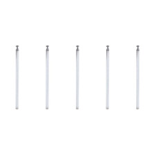5Stück 96cm Laenge 7 Abschnitt Ineinanderschiebend Edelstahl AM FM Radio TV Antenne Radioantenne