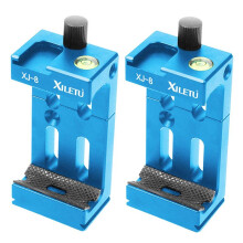 2X XILETU XJ-8 Tripod Bracket Mobile Phone Holder Clip for Phone Flashlight Micro-Phone with Spirit Level