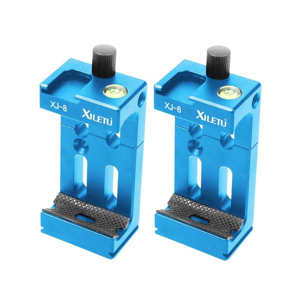 2X Xiletu Xj-8 Tripod Bracket Mobile Phone Holder Clip For Phone Flashlight Micro-Phone With Spirit Level 4711422120042