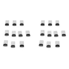 20 Stueck USB Typ B Stecker Maennlich 180 Grad 5-Polig SMD SMT Loetanschluss