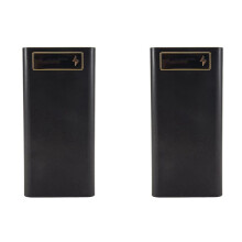 2Pcs 21X18650 Battery Case Welding Free Power Bank Case T21 with Light 18650 Battery Charge Box Detachable DIY Shell