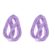 2Rouleaux Fil Élastique Violet Bracelet Collier DIY Accessoires