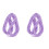 2Rouleaux Fil Élastique Violet Bracelet Collier DIY Accessoires 1