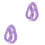2Rouleaux Fil Élastique Violet Bracelet Collier DIY Accessoires 2