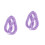 2Rouleaux Fil Élastique Violet Bracelet Collier DIY Accessoires 3