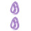 2Rouleaux Fil Élastique Violet Bracelet Collier DIY Accessoires 4