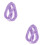 2Rouleaux Fil Élastique Violet Bracelet Collier DIY Accessoires 5
