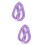2Rouleaux Fil Élastique Violet Bracelet Collier DIY Accessoires 6
