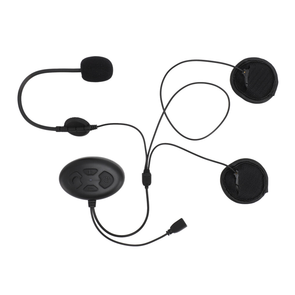 Motorcycle Bluetooth Headset 5.0, 450Mah, Waterproof, Big Button 7681388021172