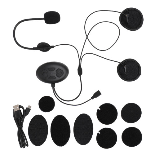 Motorcycle Bluetooth Headset 5.0, 450mAh, Waterproof, Big Button 1