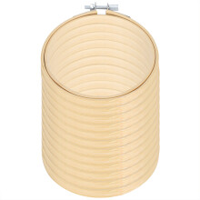 12 Pack Wooden Embroidery Hoops 10.6cm Cream DIY CrossStitch Ring