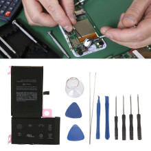 Akkuersatz für iPhone Xs Max, 3174mAh, 3,80V, Schwarz