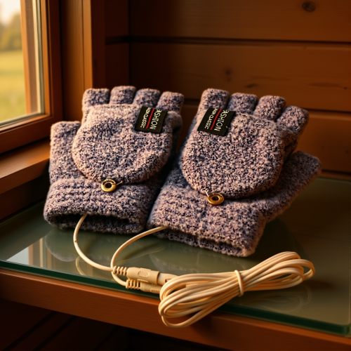 (Heating Blue) USB Heated Gloves, Touchscreen, Winter Riding 1