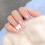 24pcs Bowknot False Nails - Glue On & Removable 3