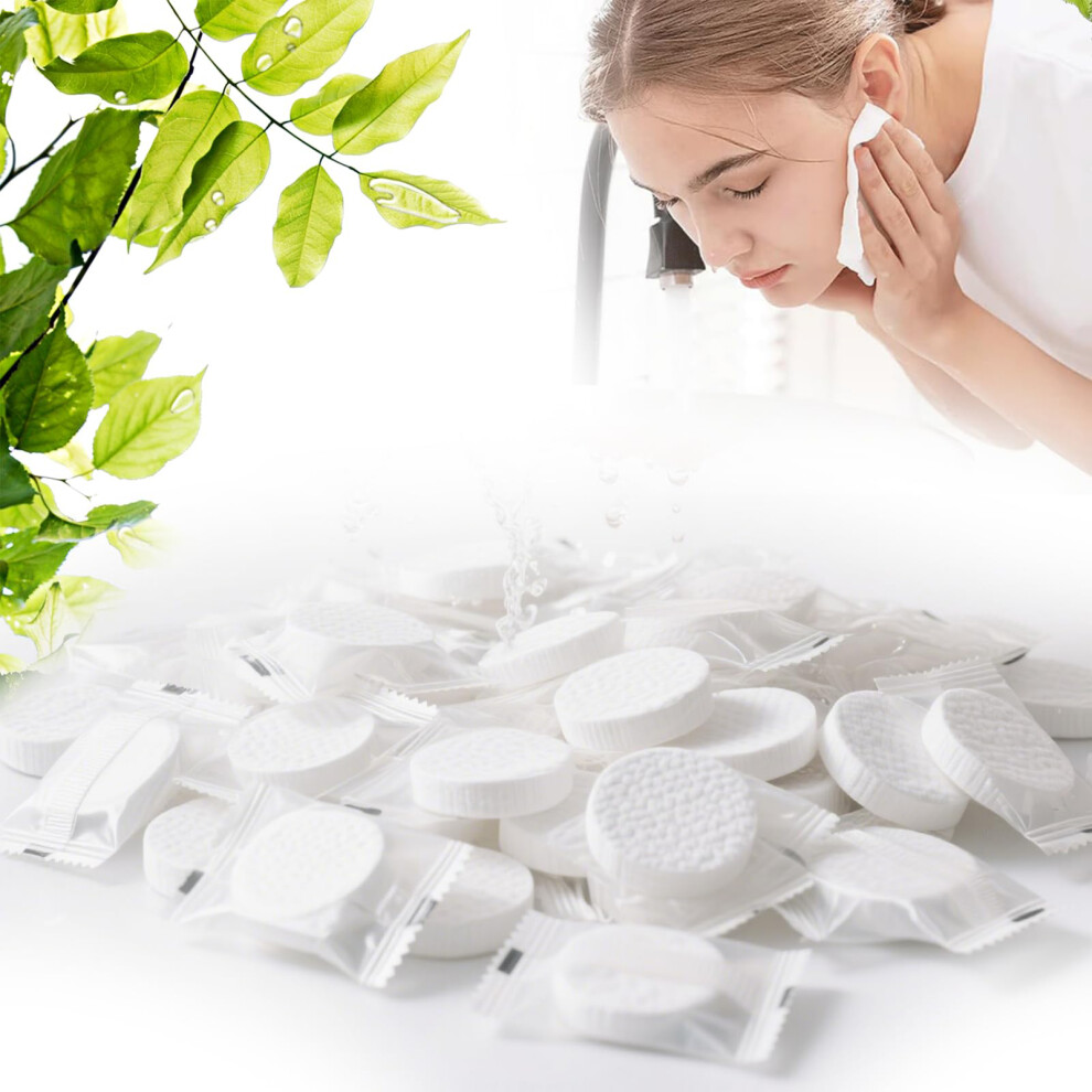 50Pcs Compressed Towels, Travel Facial Cleansing Wipes 6447105664630