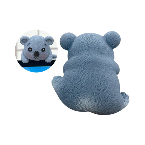 (Koala) Mini Waterproof Animal Decor for Screen & Car