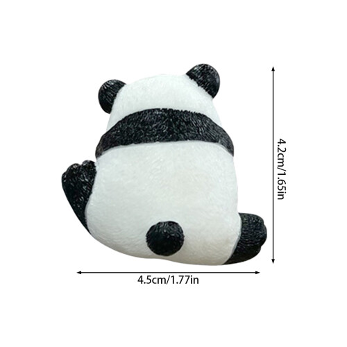 (Panda) Mini Waterproof Animal Decor for Screen & Car 1