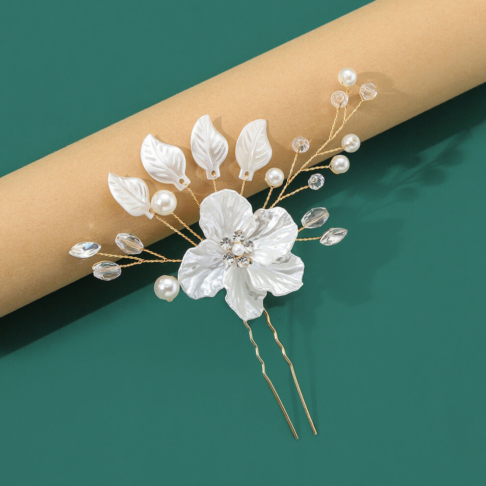 Dachuang Beauty (2) Pearl U-Shape Hairpin For Wedding & Party