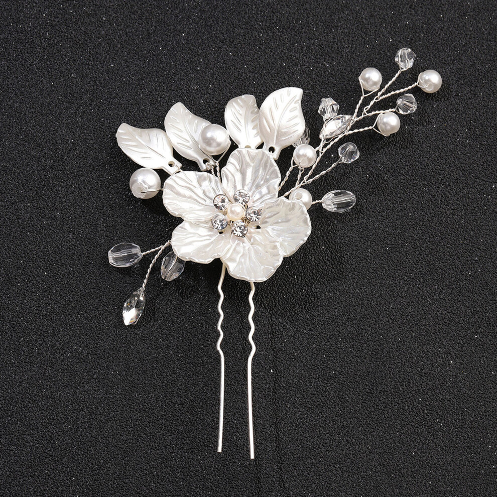Dachuang Beauty (1) Pearl U-Shape Hairpin For Wedding & Party