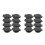 16Pcs Black ABS Door Lock Protective Covers Waterproof for Outdoor Use 1