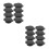 16Pcs Black ABS Door Lock Protective Covers Waterproof for Outdoor Use 4