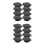 16Pcs Black ABS Door Lock Protective Covers Waterproof for Outdoor Use 6