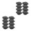 16Pcs Black ABS Door Lock Protective Covers Waterproof for Outdoor Use 9