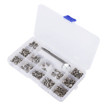 DIY Zinc Alloy Punk Spikes Rivets Tool Kit 7x14mm for Leather & Accessories