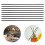500Pcs Black Fiber Diffuser Sticks for Oil Diffuser Aroma 9