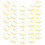 250Pcs Adjustable Golden Ring Components Iron Blanks for DIY 3