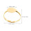 250Pcs Adjustable Golden Ring Components Iron Blanks for DIY 11