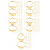 250Pcs Adjustable Golden Ring Components Iron Blanks for DIY 1